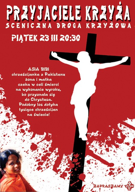 Sceniczna Droga Krzyżowa - plakat